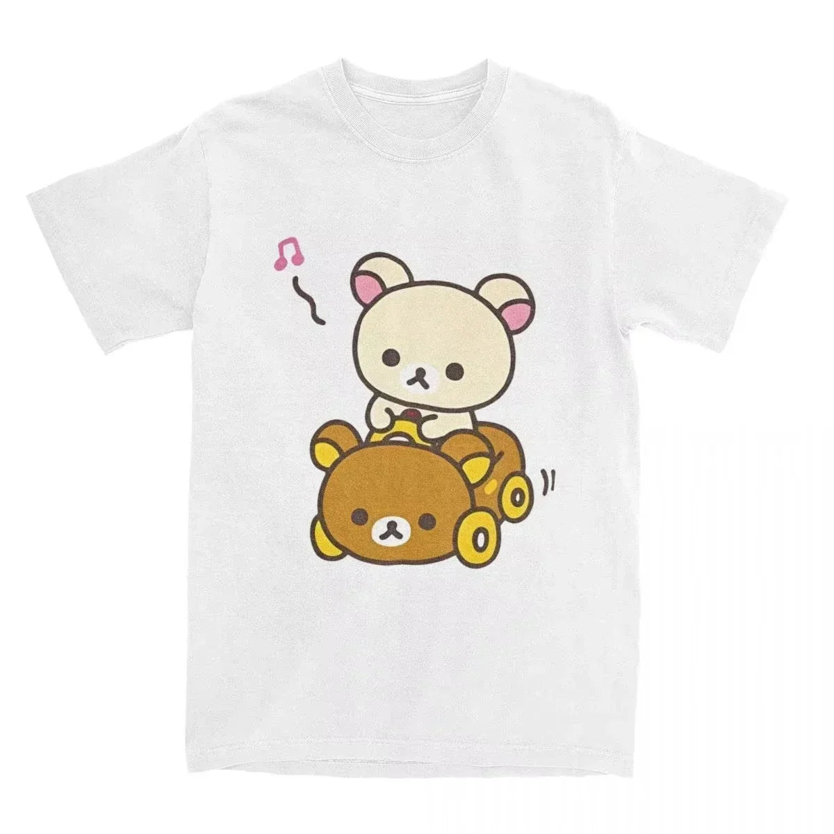 Women's round-neck short-sleeve T-shirt with car hip-hop style, summer short-sleeve T-shirt, streetwear for women